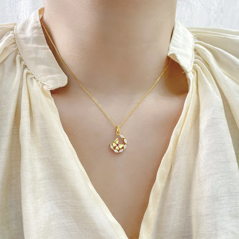 Suddenly Lucky S925 Silver Necklaces Women's-1