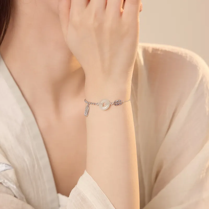 Suddenly Lucky Chalcedony Jade Bracelets Women's-3