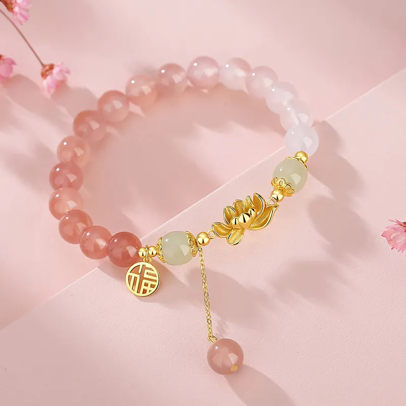 Suddenly Lucky Agate Bracelets Women's-7