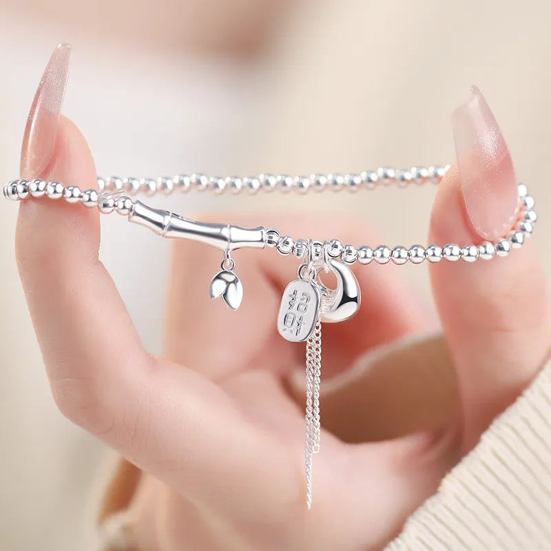 Suddenly Lucky 999 Fine Silver Bracelets Women's-2