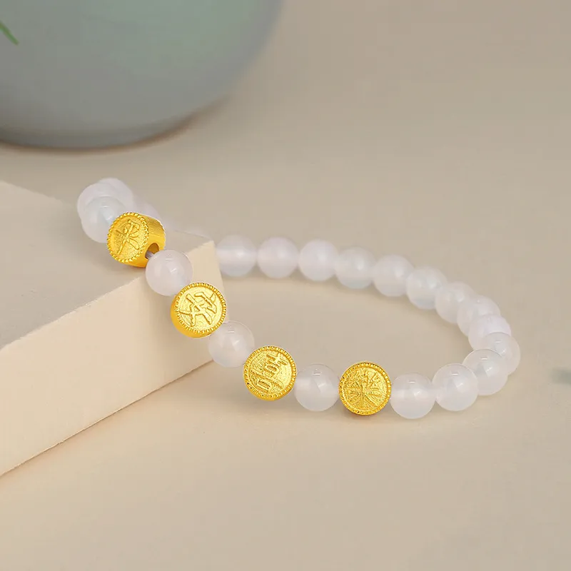 Suddenly Lucky Chalcedony Bracelets Women's-1