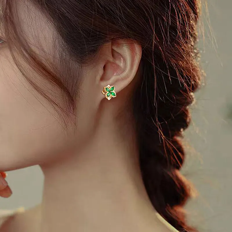 Suddenly Lucky Alloy Stud Earrings Women's-1