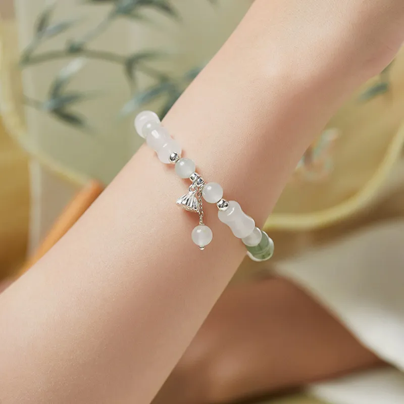 Suddenly Lucky Chalcedony Bracelets Women's-1