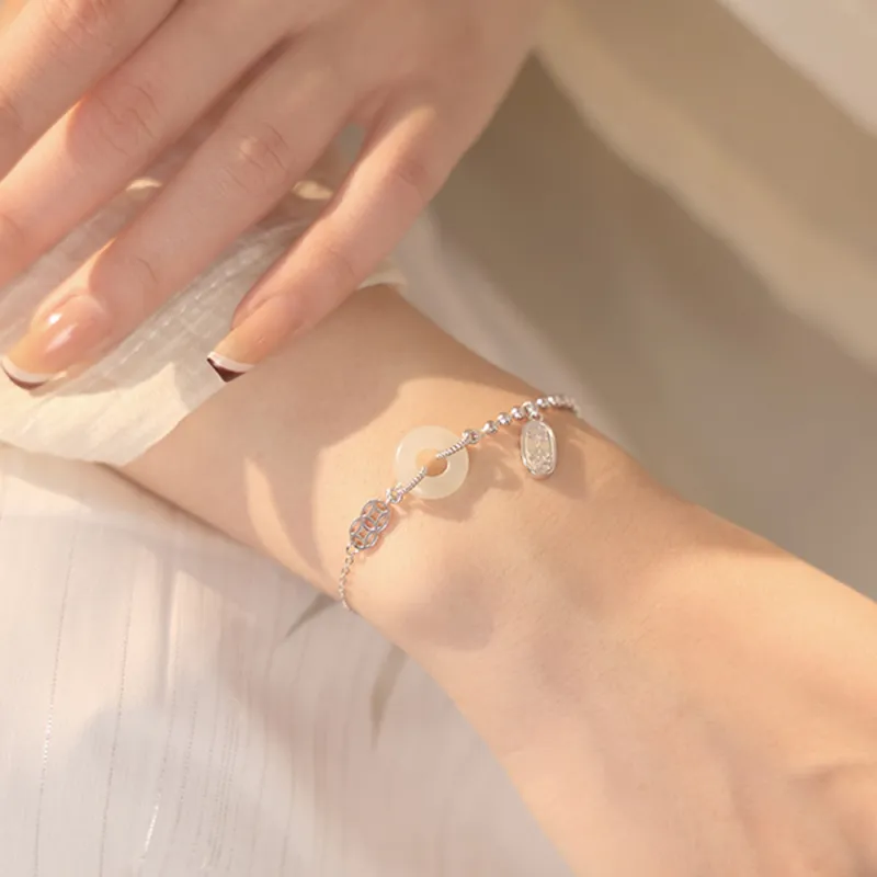 Suddenly Lucky Chalcedony Jade Bracelets Women's-1