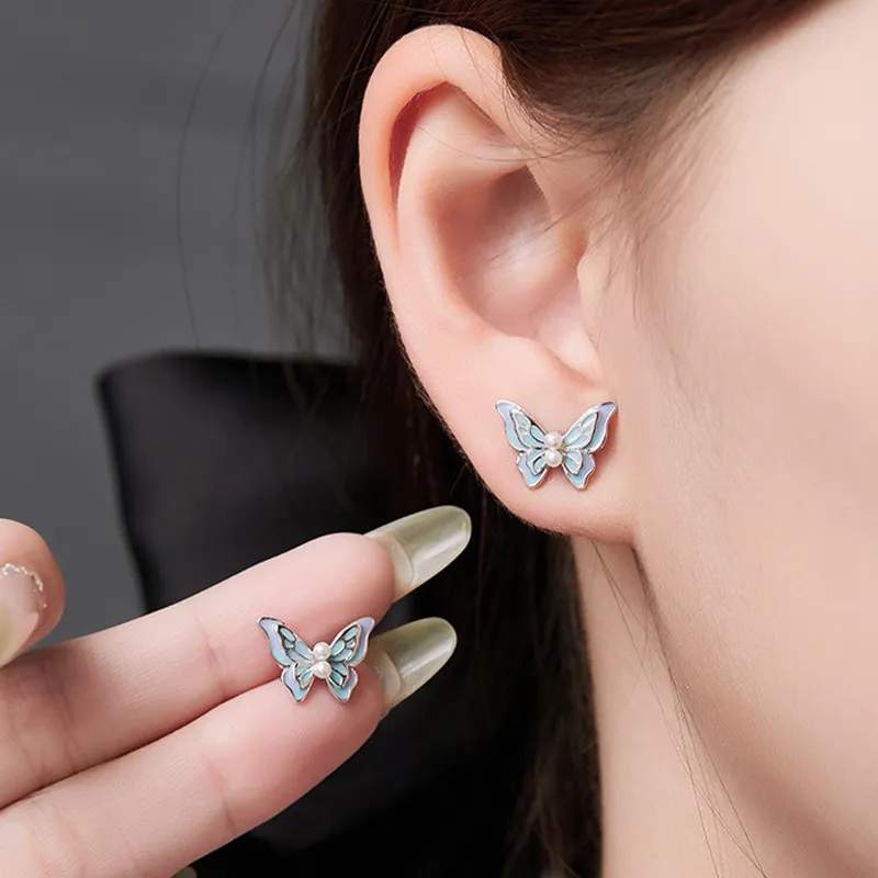 Suddenly Lucky 925 Sterling Silver Stud Earrings Women's-6