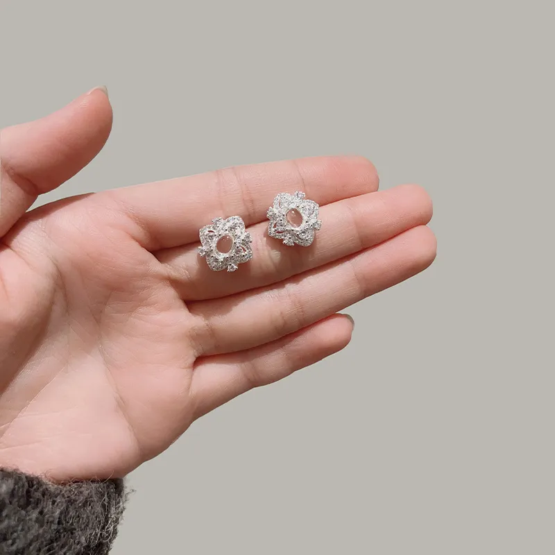Suddenly Lucky Chalcedony Stud Earrings Women's-3