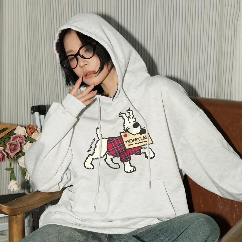 Nomt Sweatshirt Unisex White Heather Gray-4
