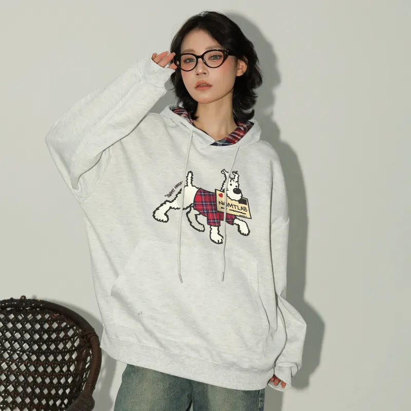 Nomt Sweatshirt Unisex White Heather Gray-5