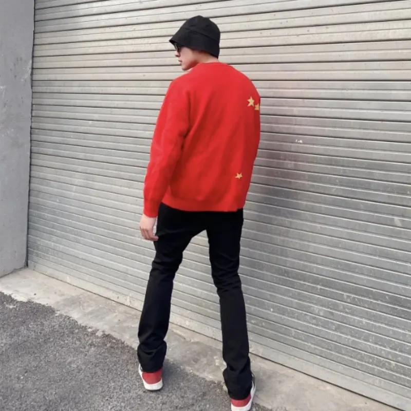 NOMT Sweaters Unisex Red-5