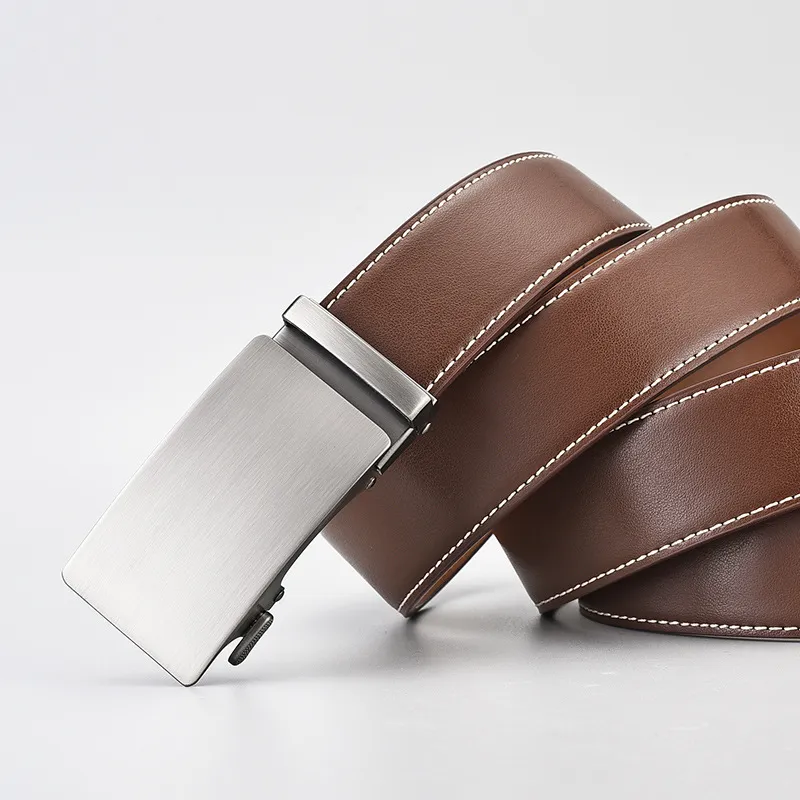 Yamaichi Maru Cow Split Leather Leather Belts Men's 3.5cm-2