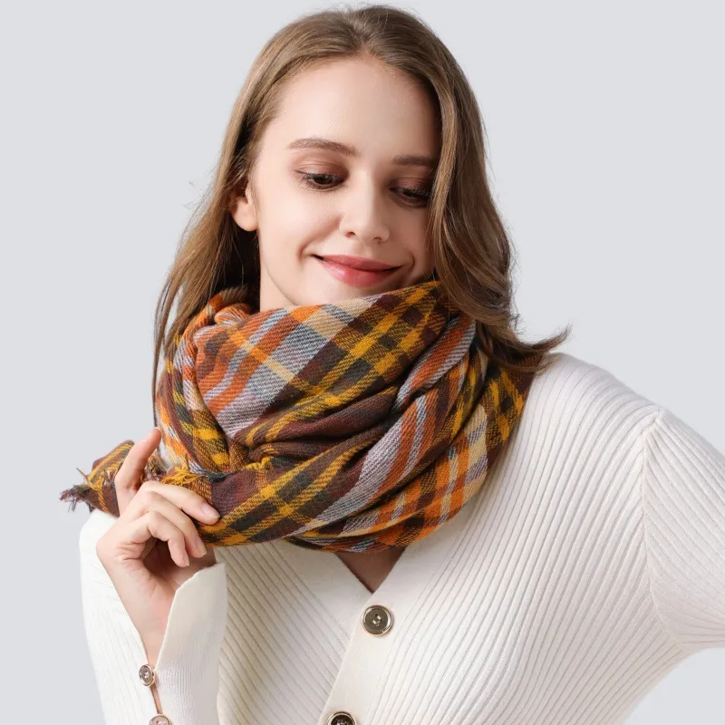 Yamaichi Maru Polyester Knit Scarves Unisex-2