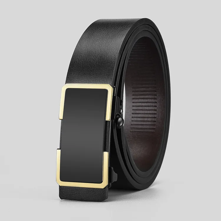 Yamaichi Maru Cow Split Leather Leather Belts Men's 3. 3cm-1