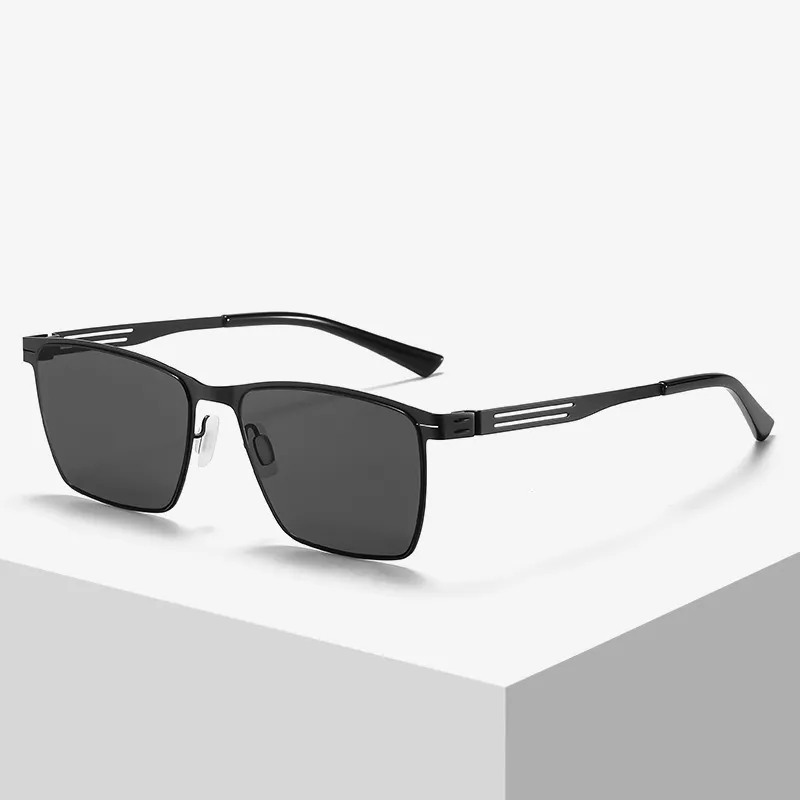 Yamaichi Maru Alloy Rectangular Sunglasses Men's-1