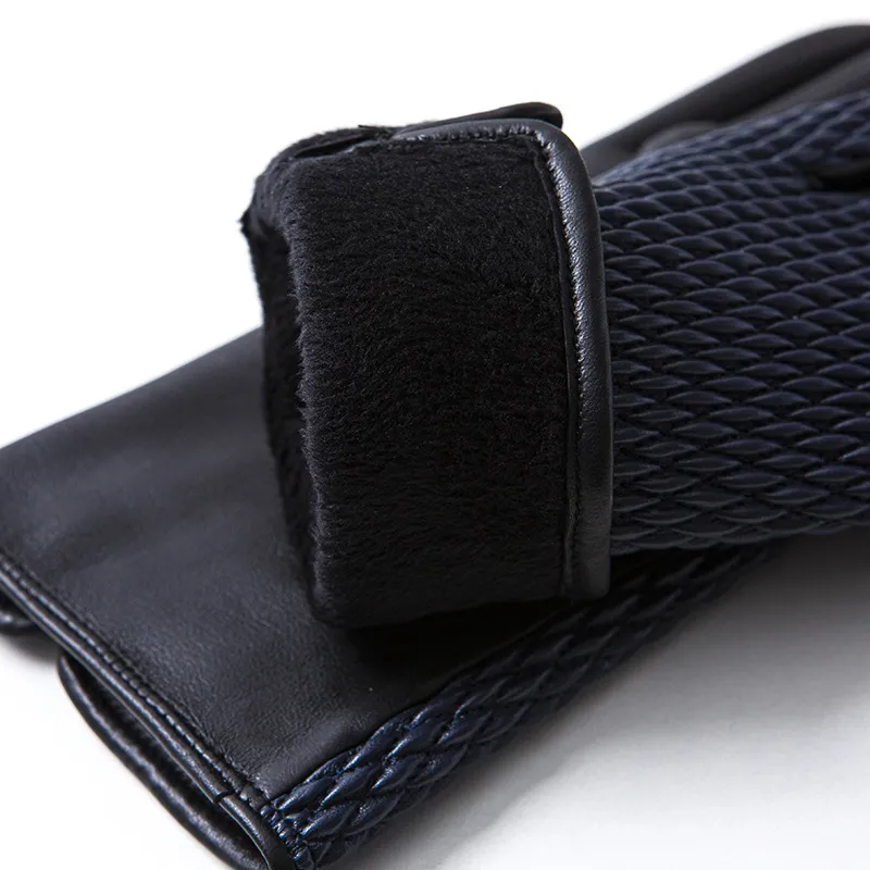 Yamaichi Maru Top Grain Sheepskin Gloves Unisex Black-1