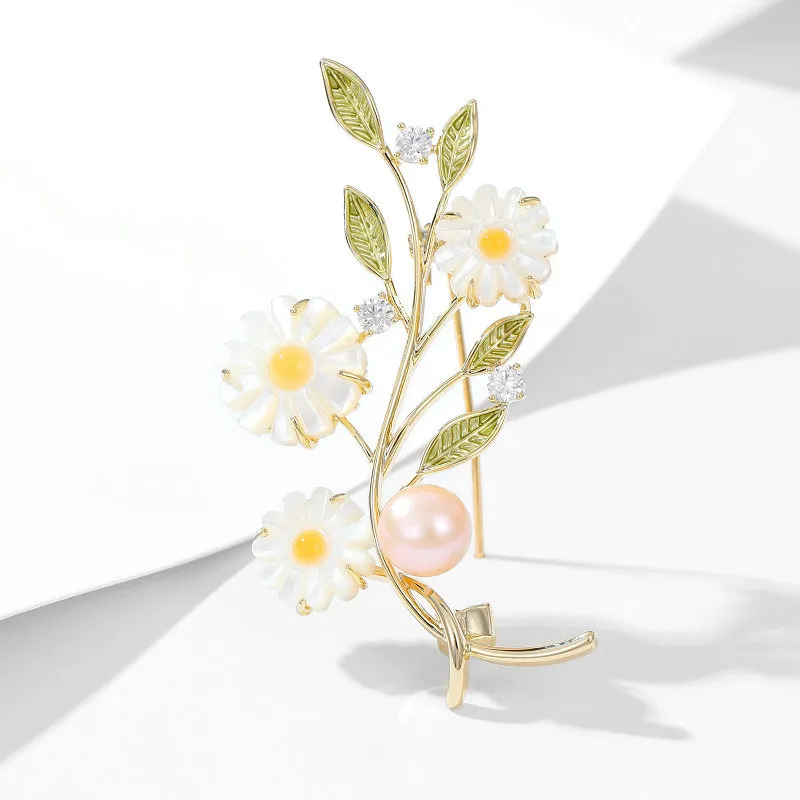Yamaichi Maru Zircon Brooches Women's-2