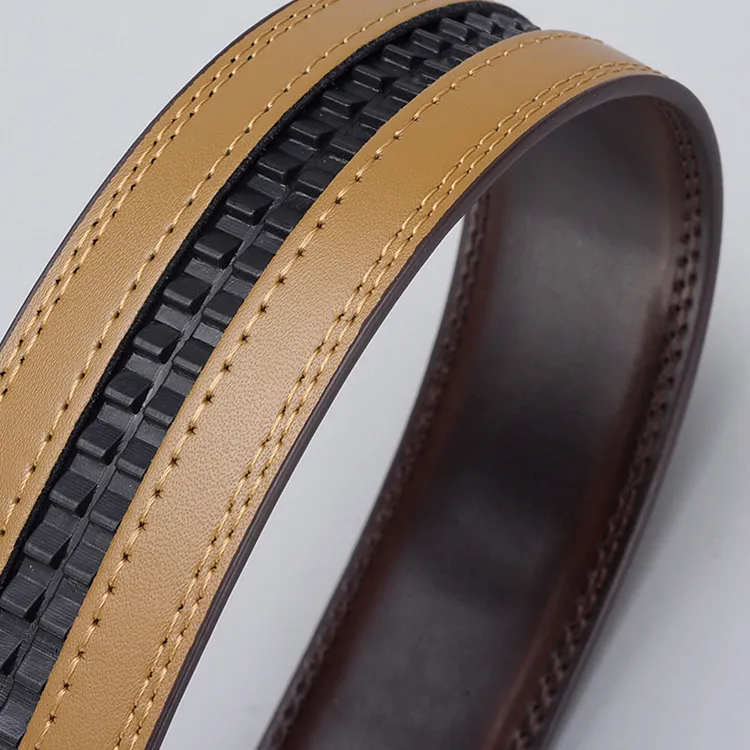 Yamaichi Maru Cow Split Leather Leather Belts Men's 3.5 Cm-2