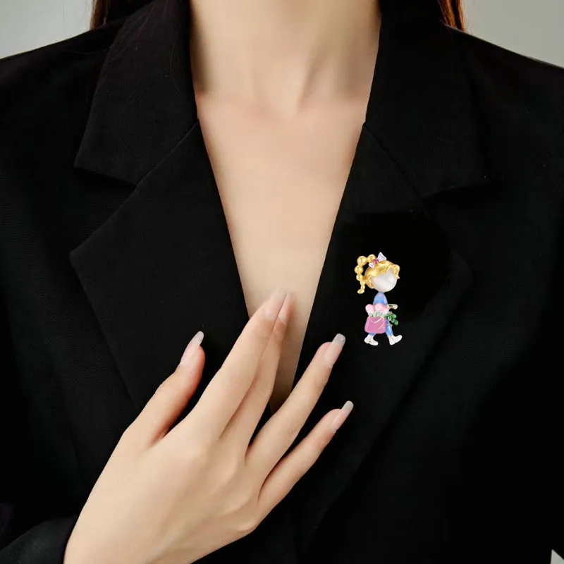 Yamaichi Maru Copper Brooches Women's-2