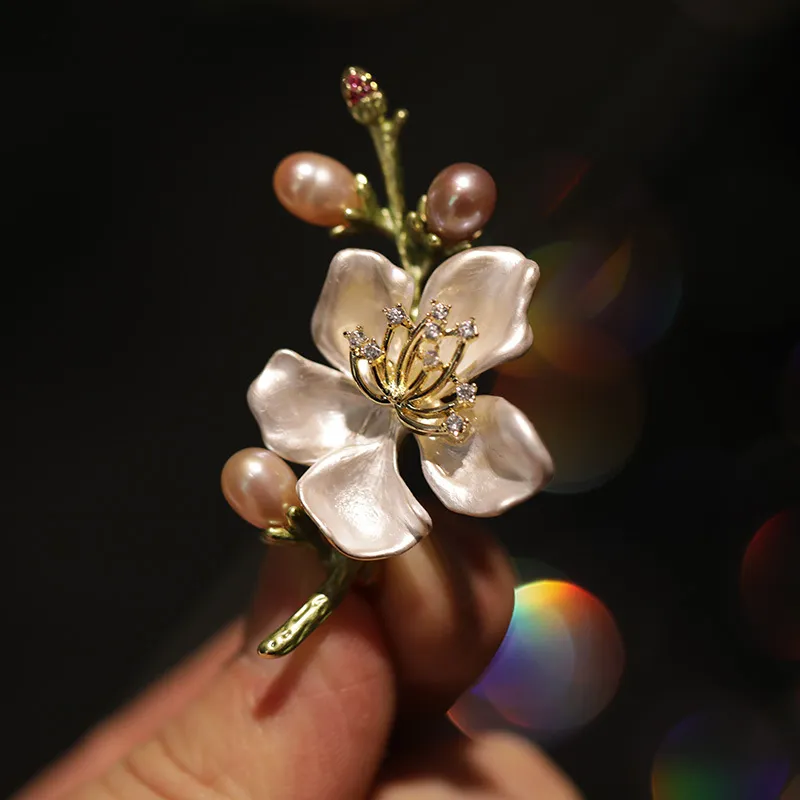 Yamaichi Maru Copper Brooches Women's-1