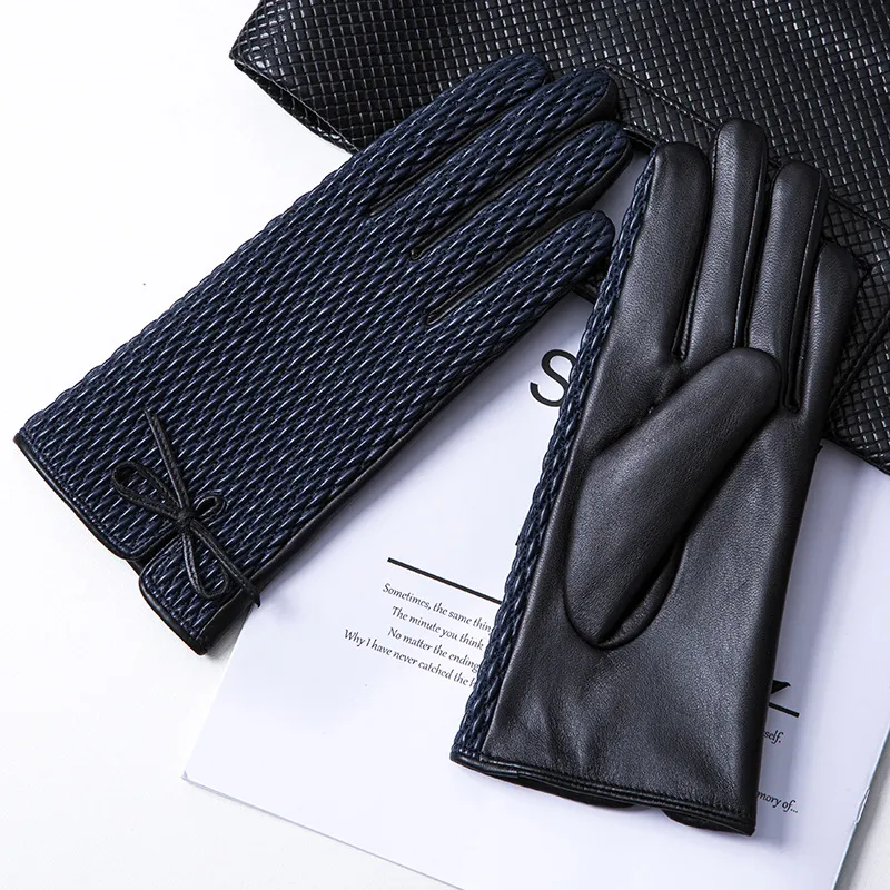 Yamaichi Maru Top Grain Sheepskin Gloves Unisex Black-2