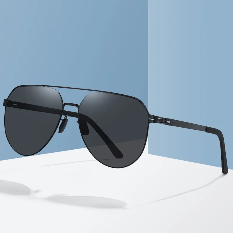 Yamaichi Maru Stainless Steel Round Sunglasses Unisex-2