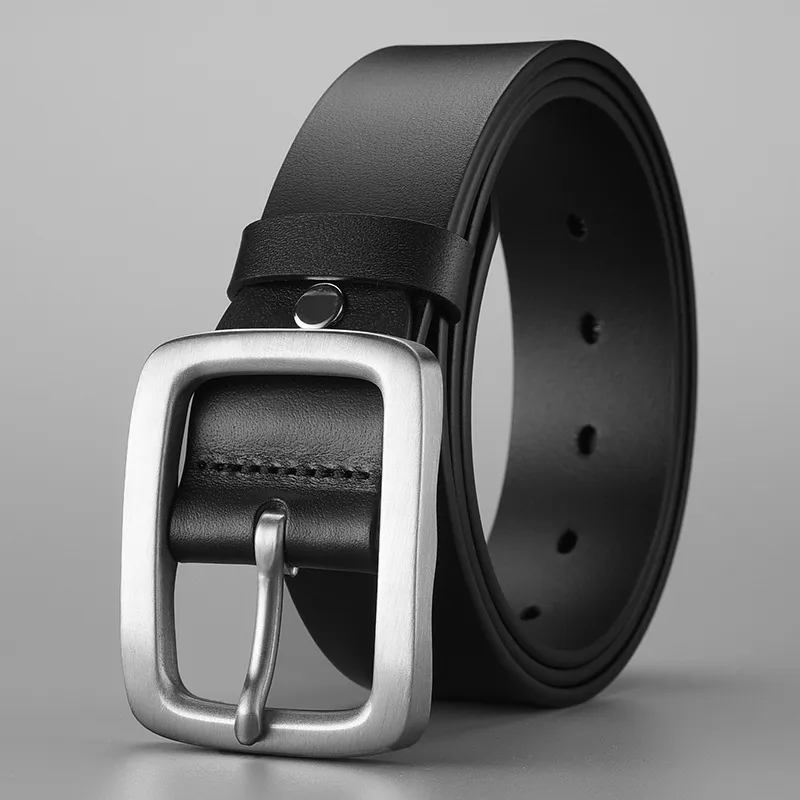 Yamaichi Maru Top Grain Cow Leather Leather Belts Men's 3.7 Cm-1