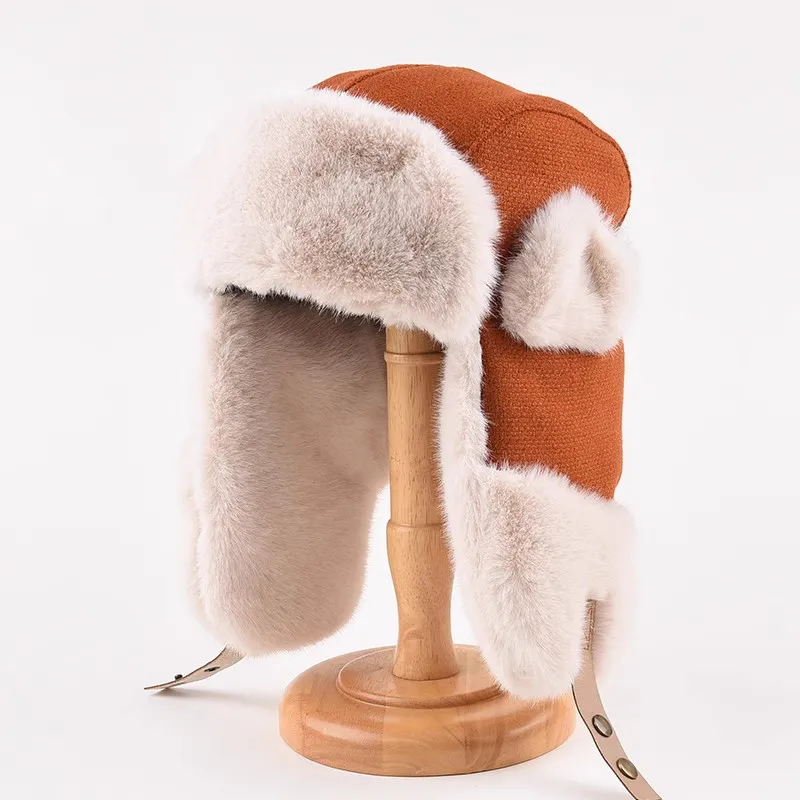 Yamaichi Maru Cotton polyester Blend Trapper Hats Unisex-3