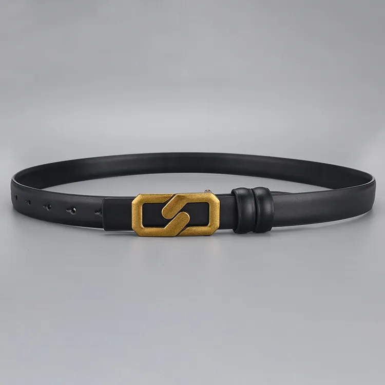 Yamaichi Maru Cow Split Leather Leather Belts Women's 2.5 Cm-2