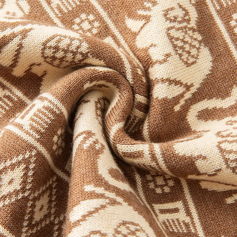 Yamaichi Maru Polyester Knit Scarves Men's-2