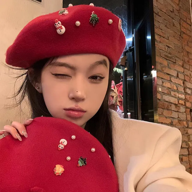 Yamaichi Maru Wool Berets Women's-3