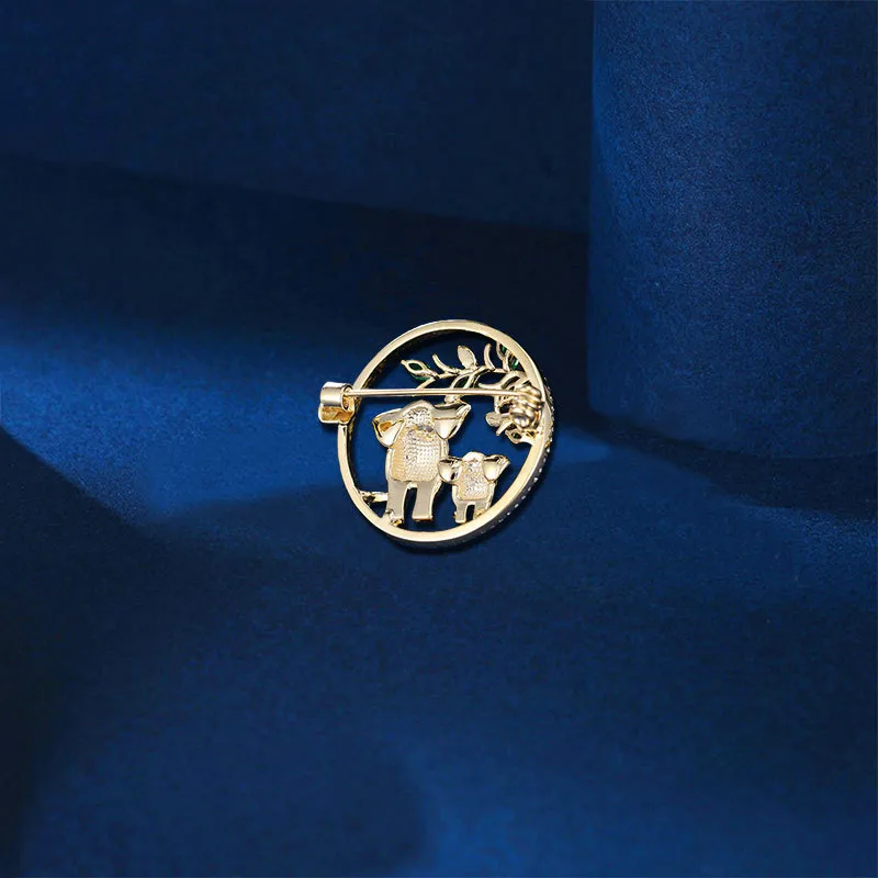 Yamaichi Maru Eco Friendly Copper Brooches Women's-2