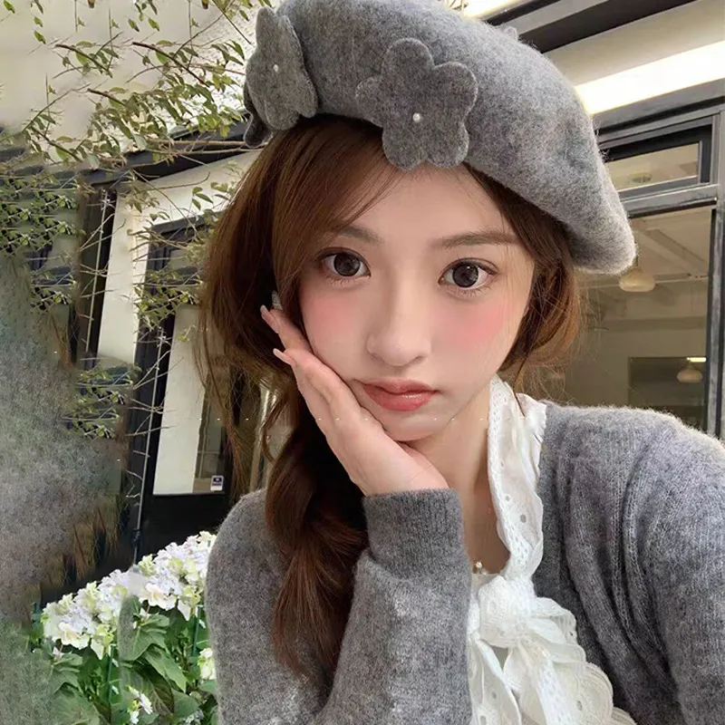 Yamaichi Maru Wool Berets Women's-2