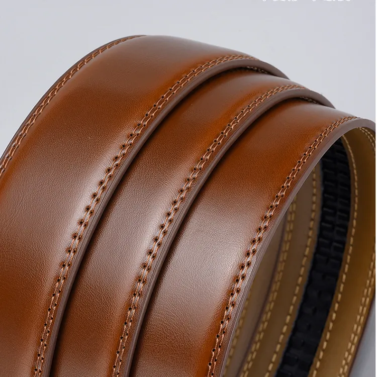 Yamaichi Maru Cow Split Leather Leather Belts Men's Width  3.5cm-1