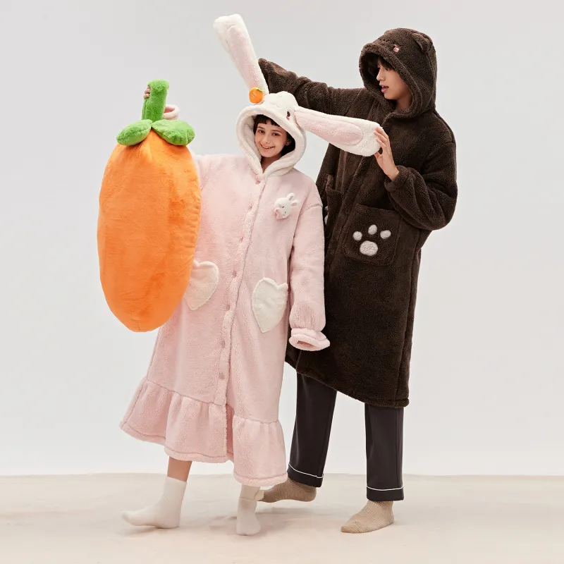 ONE MORE＊ Unisex Bath Robes-9