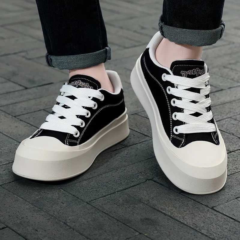 1xact Cover Skateboard Shoes Unisex Low Top White-4