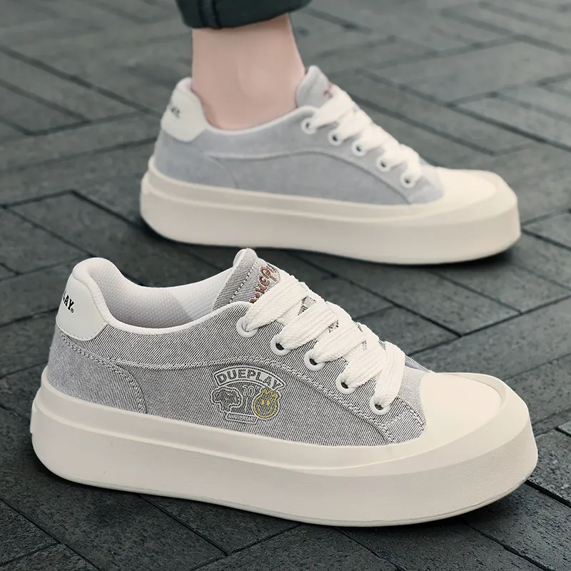 1xact Cover Skateboard Shoes Unisex Low Top White-26
