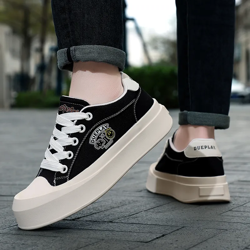 1xact Cover Skateboard Shoes Unisex Low Top White-5