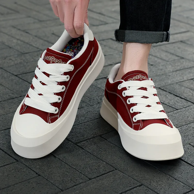 1xact Cover Skateboard Shoes Unisex Low Top White-8
