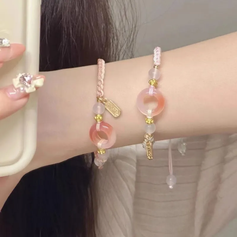 Love Colored Glaze Bracelets Women's-3