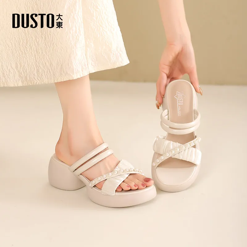 DUSTO Slip Resistant Abrasion Resistant Slide Slippers Women's-2