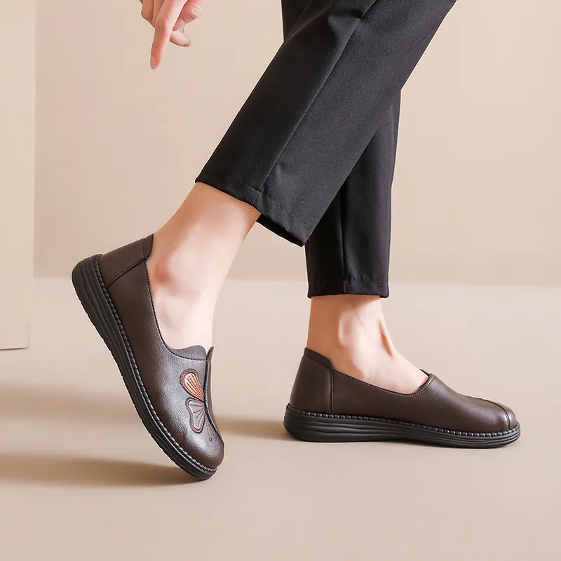 DUSTO Loafers Women's Black/Brown-8