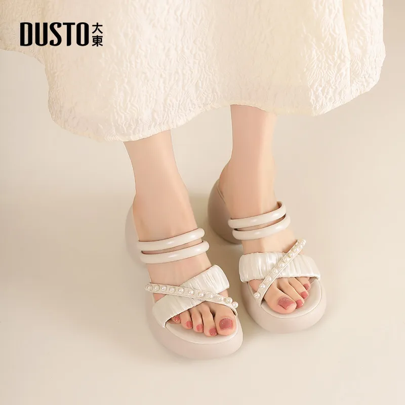 DUSTO Slip Resistant Abrasion Resistant Slide Slippers Women's-1