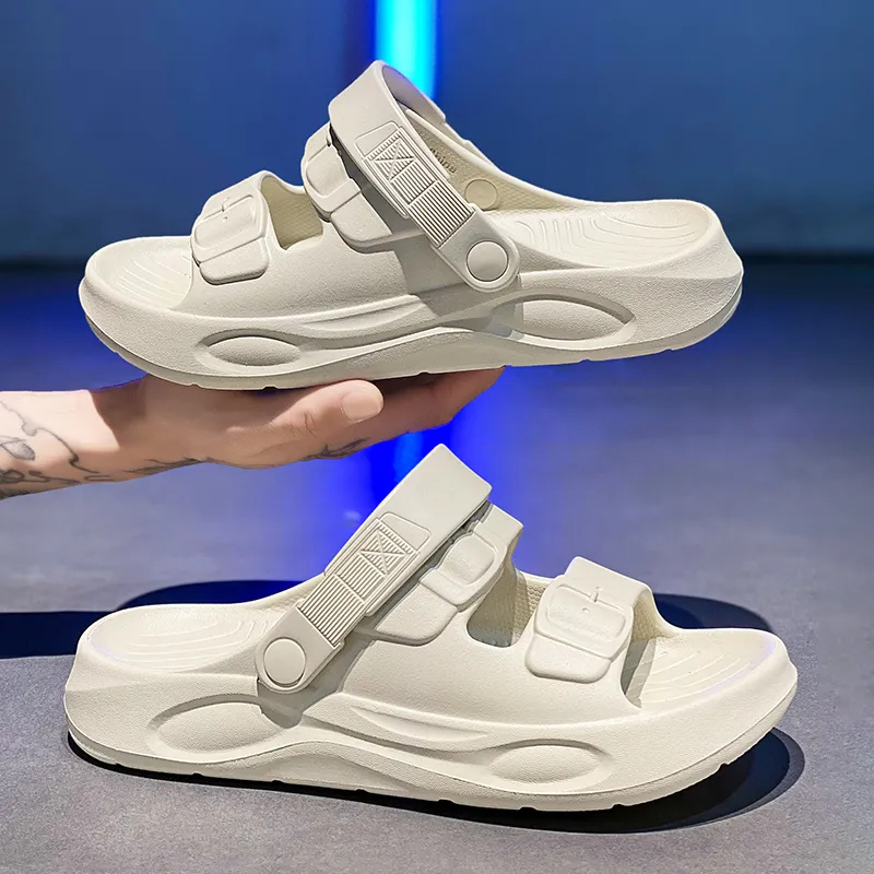 Le Drag Sandal Slippers Light Gray-23