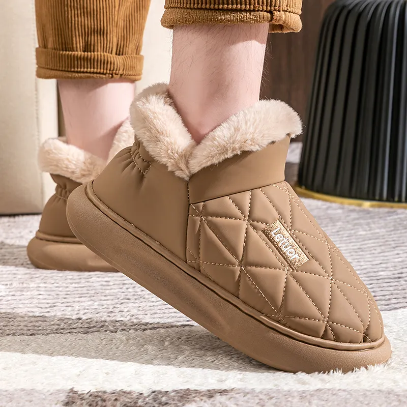 Le Drag Home Slippers Light Gray/Light Coffee/Camel/Apricot/Brown-8