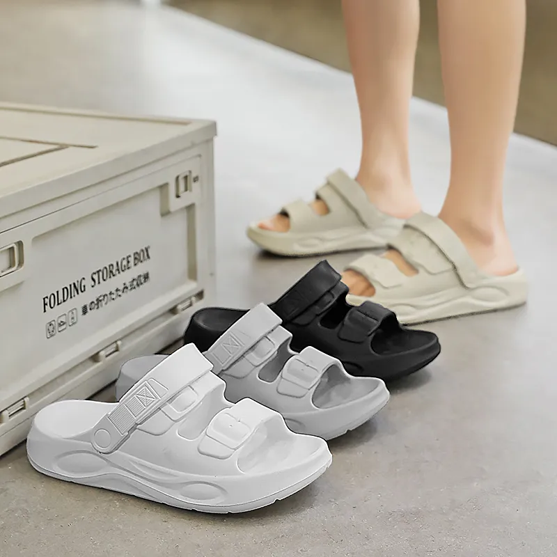 Le Drag Sandal Slippers Light Gray-25