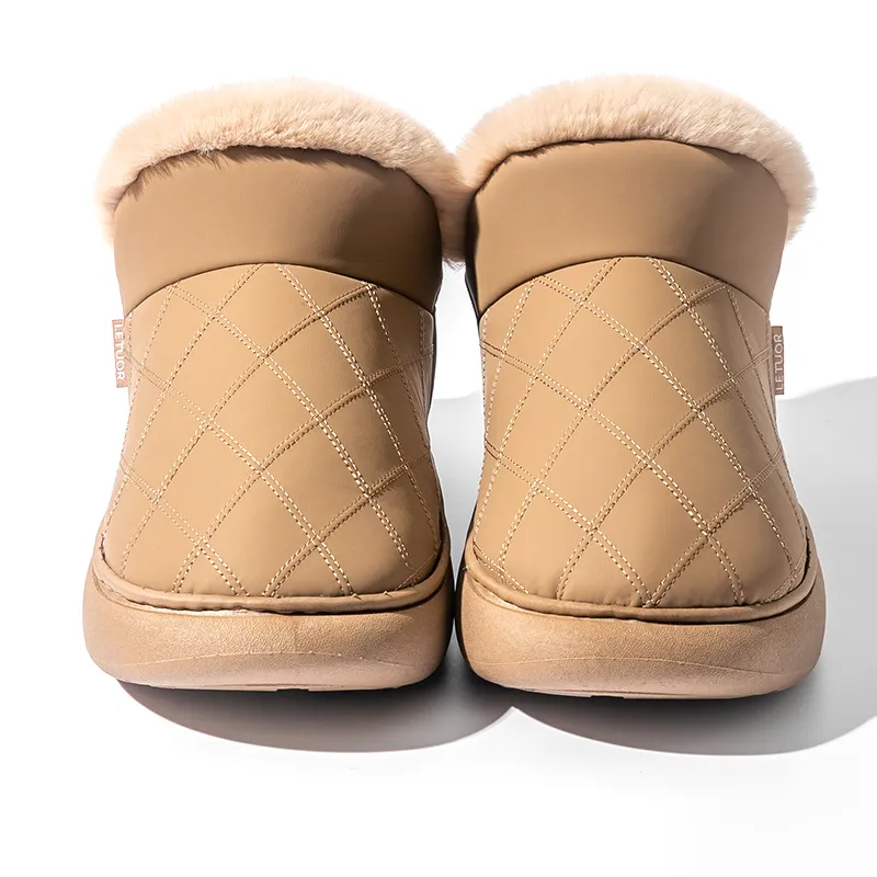 Le Drag Cotton Slippers Light Gray/Light Coffee/Camel/Apricot/Brown-7