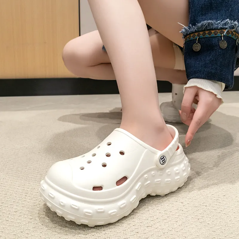 Le Drag Slippers Khaki/Black/White-18
