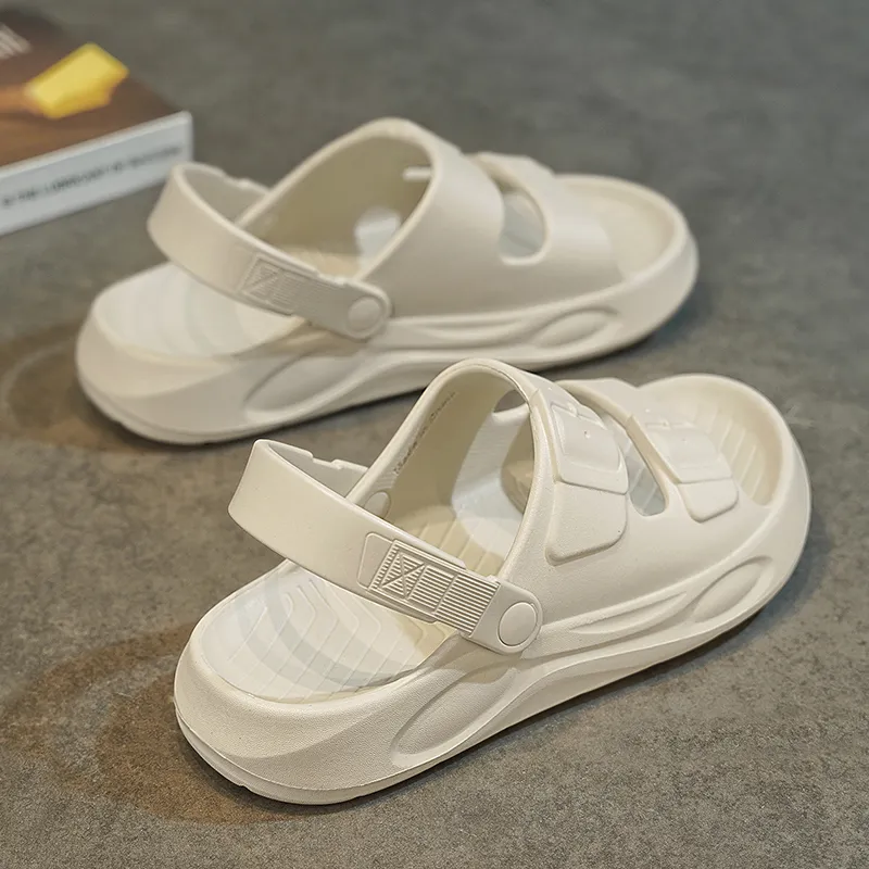 Le Drag Sandal Slippers Light Gray-24