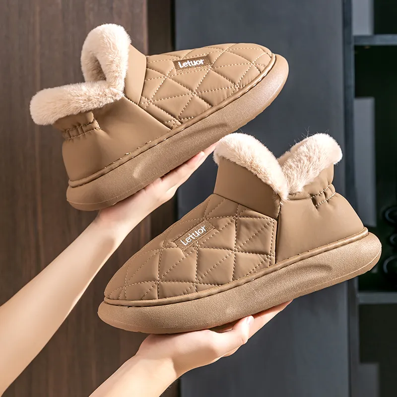 Le Drag Home Slippers Light Gray/Light Coffee/Camel/Apricot/Brown-10