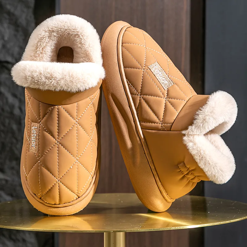 Le Drag Home Slippers Light Gray/Light Coffee/Camel/Apricot/Brown-15