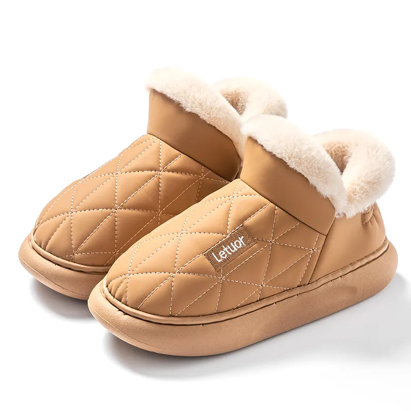 Le Drag Home Slippers Light Gray/Light Coffee/Camel/Apricot/Brown-13